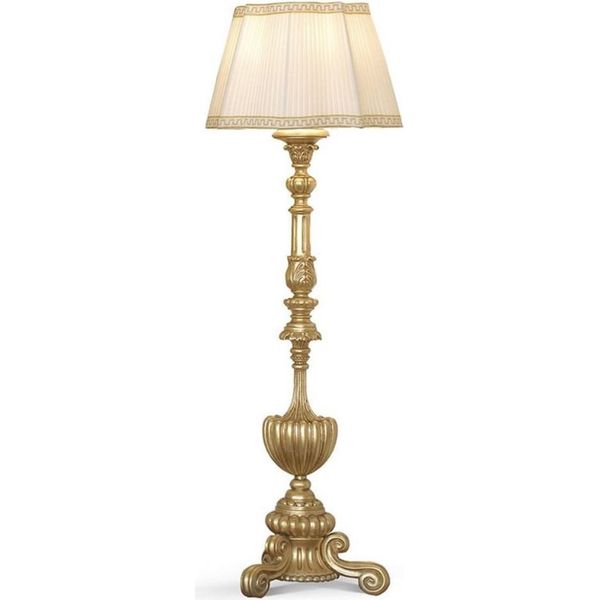 Casa Padrino Lampada Da Terra Barocca Oro / Crema H. 180 Cm - Italy-image
