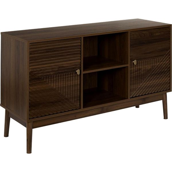 Howhomely | Cassettiera - Credenza - 120 X 40 X 70 Cm - Marrone - Credenza - Con Ante-image