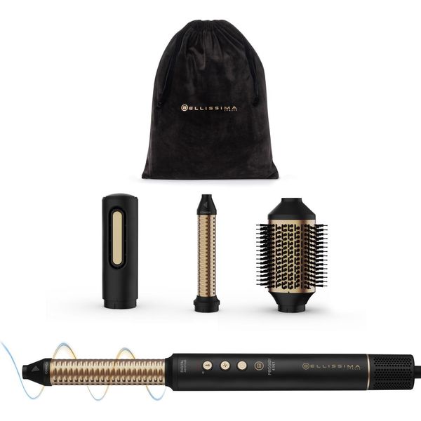 Bellissima Prodigy | Styler Digitale Ad Aria Calda 4 In 1 - Onde, Ricci, Liscio Volume Senza Danni Ai Capelli - Tecnologia Ion-Ceramic Hi-Pro - Tecnologia Coanda - Controllo Del Calore-image
