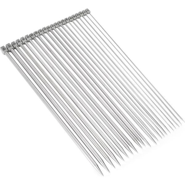 Ago Da Maglia In Acciaio Inox, Ganci Per Uncinetto Fai Da Te, Set Di Strumenti A Punta Singola Per Maglie, Sciarpe, Lavori Ad Ago-image