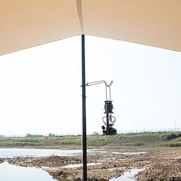 Gancio Per Luce Da Campeggio In Acciaio Inox, Portatile, Antiscivolo, Per Attrezzature Da Esterno, Gancio Per Lampada Da Tenda Per Viaggi Avventurosi-image