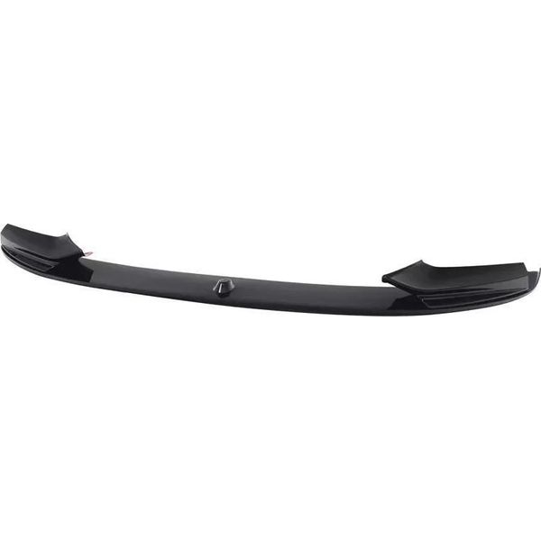 Splitter Anteriore, Miglioramento Aerodinamico, Resistente Plastica Abs, Nero Lucido-image