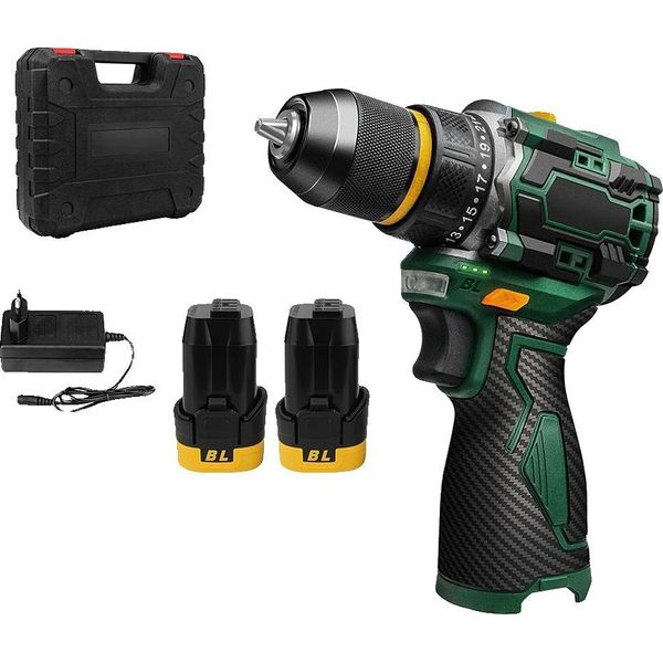 Avvitatore A Batteria, Motore Brushless, Coppia 55Nm, 2 Batterie, Eu-image