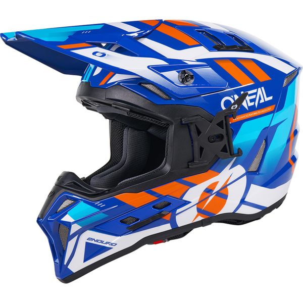 Casco O'neal EX-SRS Dust Blu/Arancione Xxl (63/64 Cm)-image