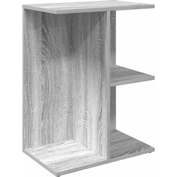 Syfax™ Comodino Grigio Sonoma 46,5X29X61 Cm In Legno Multistrato-image