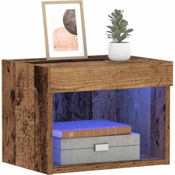 Syfax™ Set Mobile Tv Legno Vecchio 40 X 30 X 30 Cm Legno Multistrato-image