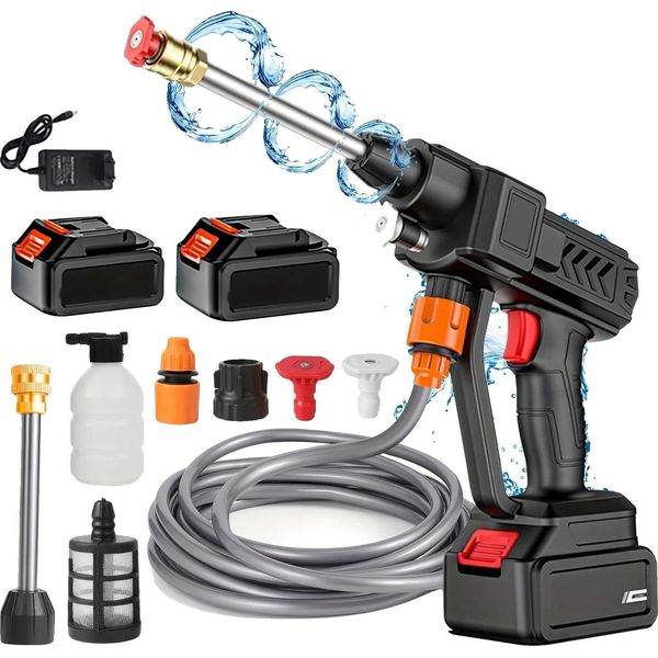 Idropulitrice, Senza Fili, Potente, Con Batteria 2X, Elettrica-image