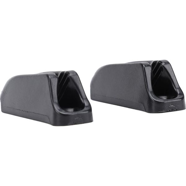 Barca Corda Clam Cleat Nylon Antiscivolo Stabile Fissaggio Clam Cleat Per Yacht Navi Nero 44 X 13Mm / 1,73 X 0,51In 2 Pezzi-image
