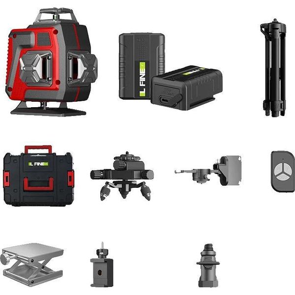 Livella Laser, Autolivellante, Copertura Di 360 Gradi, 1 Supporto-image