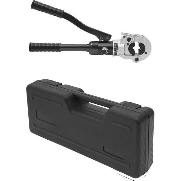 Pinze A Crimpare Idrauliche, Forza Di Crimpatura 80 Kn, 7 Stampi Inclusi, Nero-image