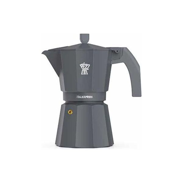 Caffettiera 3 Tazze 15,5 X 8,9 X 15,6 Cm - Grigio - Italexpress - Pezzetti-image