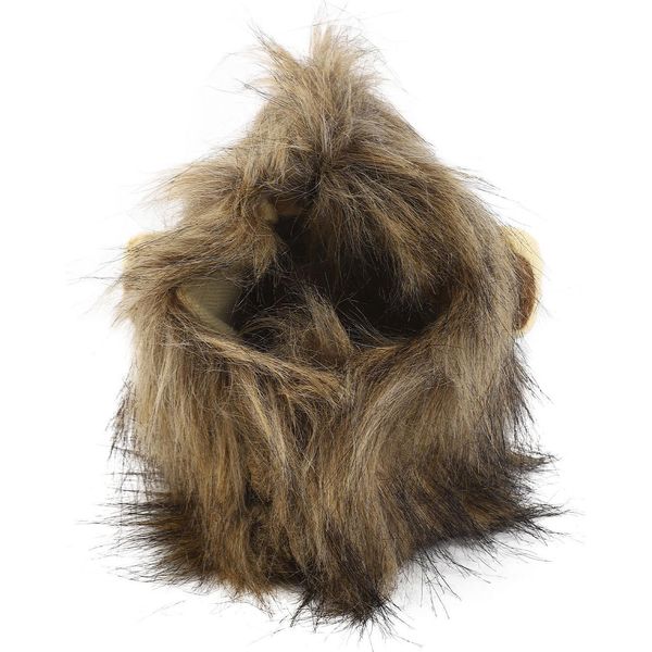 Parrucca Con Criniera Di Leone Per Gatti, Da Indossare, Simpatici Abiti Per Capelli, Divertente Copricapo Per Animali Domestici, Costumi Di Pelliccia, Gatti, Cani Di Piccola Taglia, Cappuccio,-image