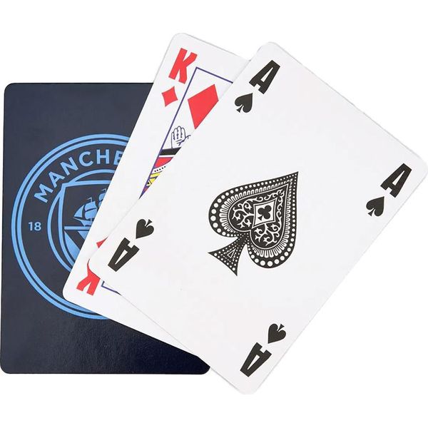 Manchester City Fc - Carte Da Gioco "Executive"" TA14090 (Taglia Unica) (Blu/Rosso/Giallo)"-image
