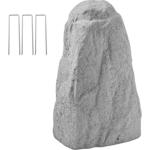 Succebuy Roccia Di Copertura In Poliresina, Aspetto Realistico Della Pietra Per Uso Esterno, Ideale Per Il Design E La Decorazione Del Giardino, Roccia Artificiale In Grigio, 355X390X595Mm-image