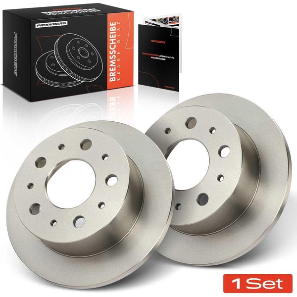 Frankberg 2X Dischi Freno Asse Posteriore Per CitroëN Jumper Bus Van Piattaforma/Telaio Fiat Ducato Peugeot Boxer-image