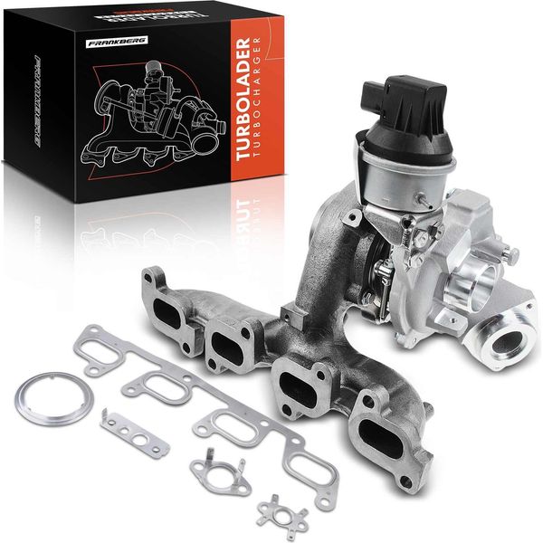 Frankberg 1X Turbocompressore Collettore Di Scarico Per Vw Golf Passat Sharan Tiguan Touran Audi A3 Cabriolet Seat Skoda-image