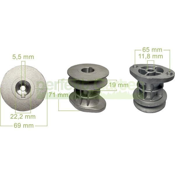 Portacoltello Ø22,2 Mm Per Oleo-Mac Gh Gmc Gv GV25+ Max 44 48 53 Tk / 66030256-image