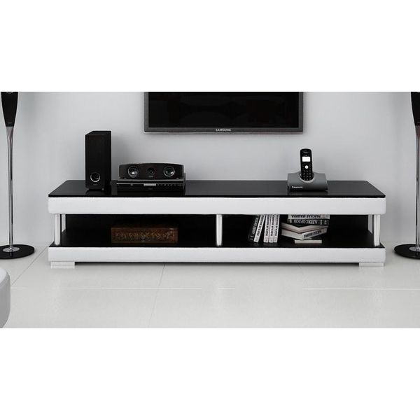 Rtv Tv Sideboard Leder Glass Table Television Table Designer Lowboard Mo.C-image