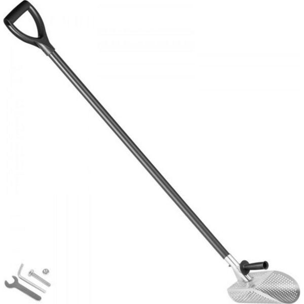 Pala Da Spiaggia Per Metal Detector - Acciaio Inossidabile - Pala Da Detector - Pala Da Caccia - Manico In Fibra Di Carbonio - Per Adulti-image