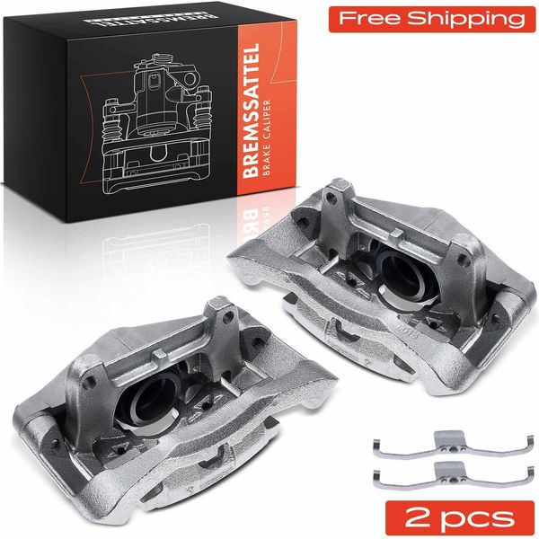 Frankberg 2X Pinza Freno Anteriore Sinistra Destra Per Audi A4 B7 A6 C6 A8 4E_ Seat Exeo-image