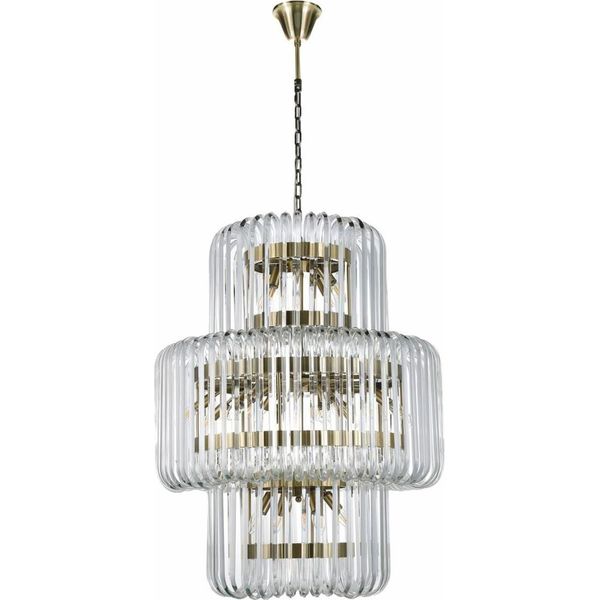 Casa Padrino Lampadario Oro Ø 80 X H. 107 Cm - Lampadario Per Hotel E Ristoranti-image
