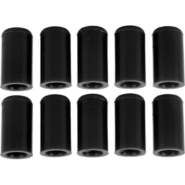 10 Pezzi Tappo Per Tubo Di Aspirazione Per Autoveicoli Da 10 Mm, Silicone, Impermeabile, Resistente All'ozono, Tappo Di Aspirazione Flessibile, Nero-image