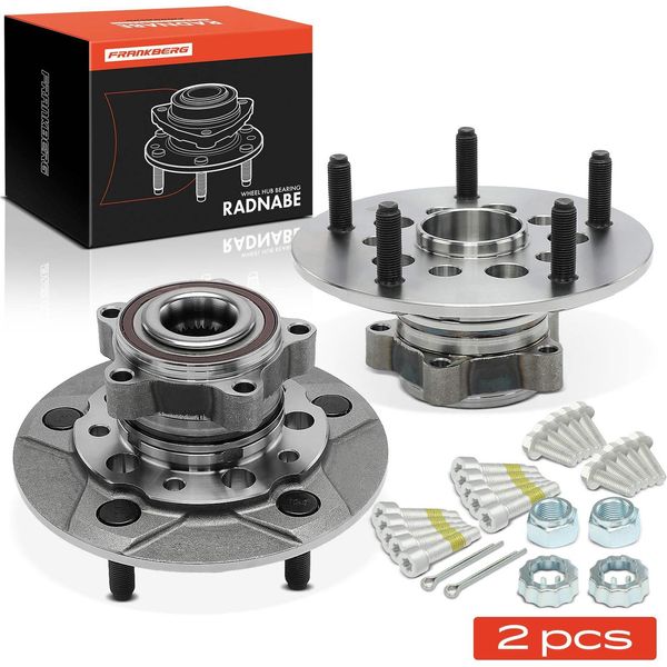 Frankberg 2X Mozzo Ruota Set Di Cuscinetti Asse Anteriore Entrambi I Lati Per Ford Tourneo Custom V362 Bus Transit V363-image