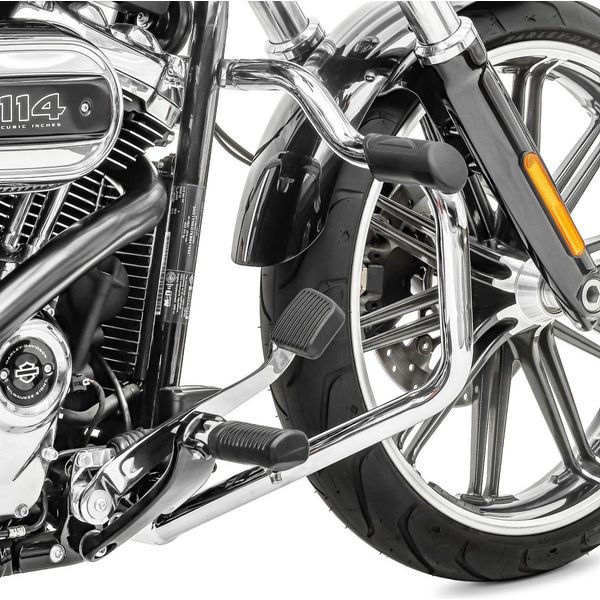 Crash Bar Baffi Per Harley Davidson Softail Sport Glide 18-25 Chro-image