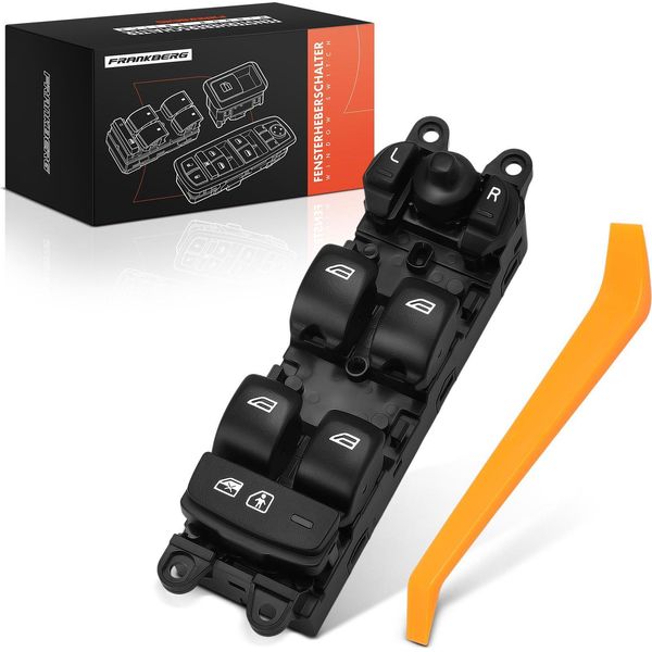 Frankberg 1X Interruttore Alzacristalli Elettrici Lato Guida Per Volvo S60 Ii 134 V60 I 155 XC60 156-image