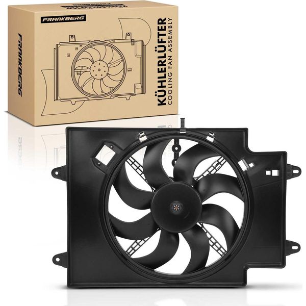 Frankberg 1X Ventola Raffreddamento Motore Per Alfa Romeo 147 X01 Gt 1.9L 1.8L 2.0L 2001-2010-image