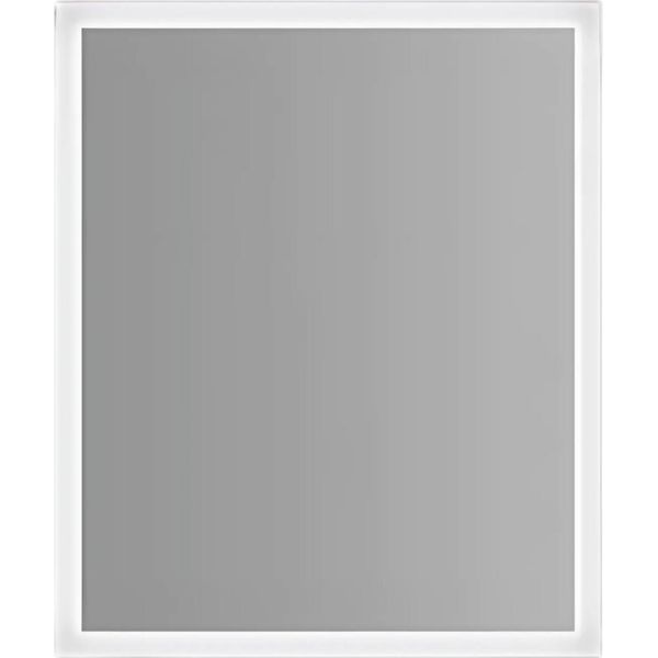 Specchio Da Bagno Muziek Led Rond – 60X70 Cm – Montaggio A Parete – Luce Dimmerabile – Bluetooth E Rgb – Antiappannamento – Sensore Tattile – Ripiani Regolabili-image