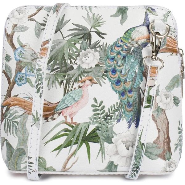 Borsa Vera Pelle Postina Italiana Uccelli K0371306-image