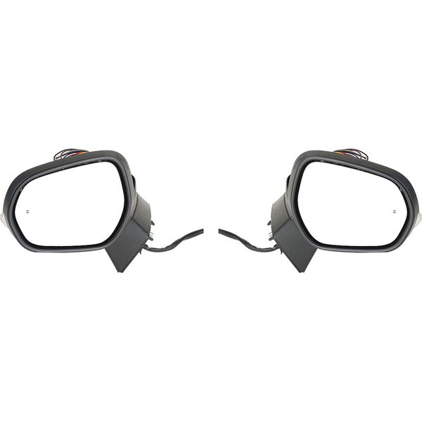 Johns, Set Specchietti Retrovisori Esterni Sinistro E Destro Con Primer, Adatti Per Ford Puma J2K/CF7 A 12 Poli-image