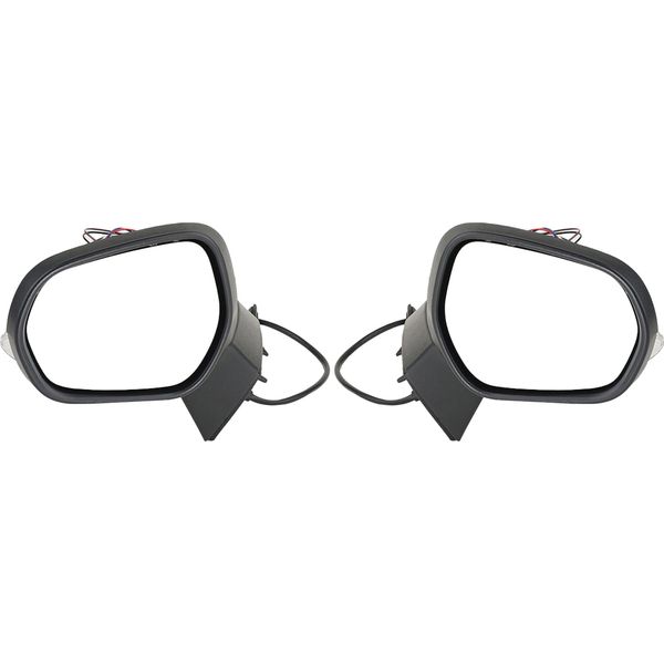 Johns, Set Specchietti Retrovisori Esterni Sinistro E Destro Con Primer, Adatti Per Ford Puma J2K/CF7 A 6 Poli-image