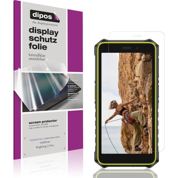 4X Pellicola Protettiva Per Ulefone Rugking 2 Pro Protezione Schermo Claro Display Dipos-image