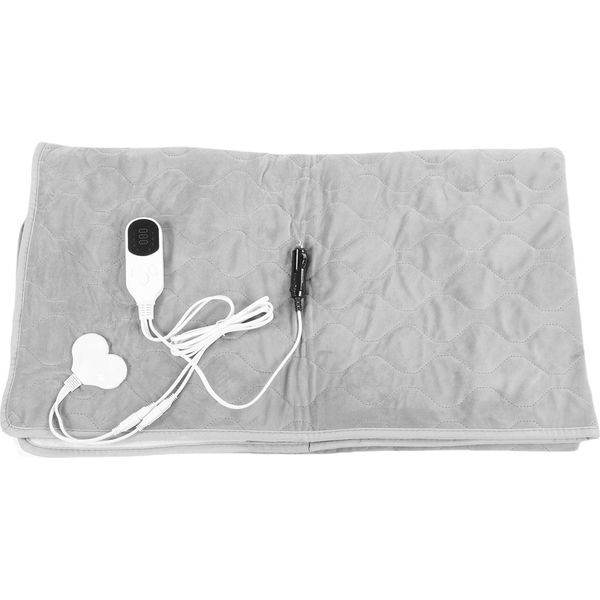 Coperta Riscaldata Per Auto, 12 V, 150 X 120 Cm, 3 Timer, 9 Livelli Di Temperatura, Morbida Flanella, Coperta Elettrica Riscaldata Per Berlina, Suv, Camper-image