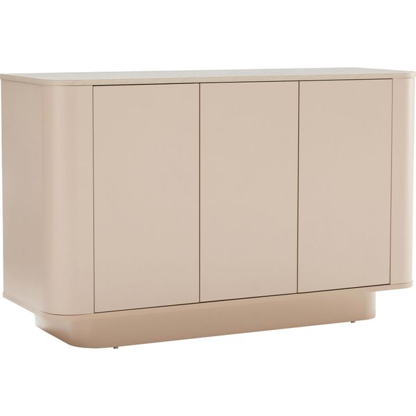 Credenza Semplice A 3 Ante, Larghezza 120 Cm, Crema - Oviala Theodore-image