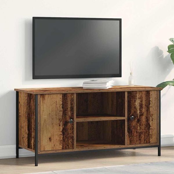Maison Exclusive - Mobile Tv In Legno Antico 100 X 40 X 50 Cm Materiale Ligneo-image