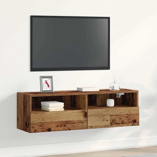 Maison Exclusive - Mobile Tv In Legno Antico 100 X 30 X 30 Cm Materiale Ligneo-image