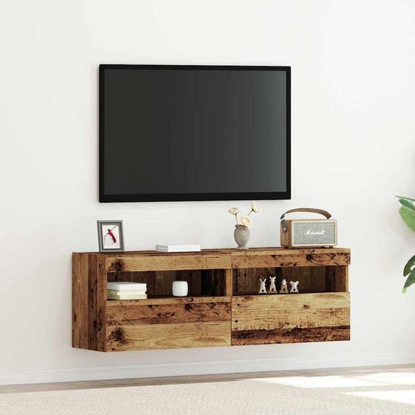 Maison Exclusive - Mobile Tv 2 Pezzi Legno Antico 60 X 30 X 40 Cm Materiale Ligneo-image