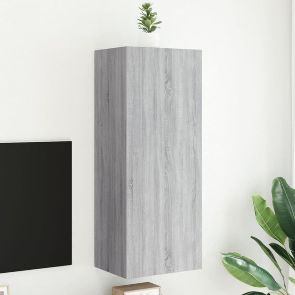 Maison Exclusive - Mobile Tv Grigio Sonoma 40,5X30X102 Cm Materiale Ligneo-image