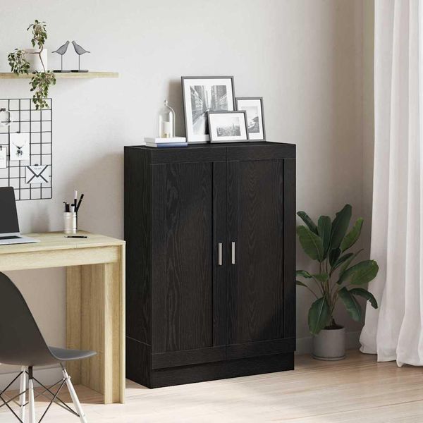 Maison Exclusive - Libreria Effetto Rovere Nero 82,5 X 30,5 X 115 Cm-image