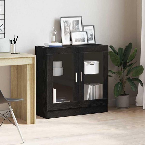 Maison Exclusive - Libreria Effetto Rovere Nero 82,5 X 30,5 X 80 Cm-image