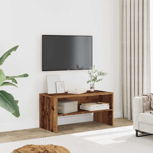 Maison Exclusive - Mobile Tv Effetto Legno Antico 80X40X40 Cm Materiale Ligneo-image