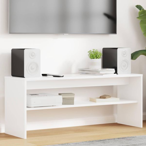 Maison Exclusive - Mobile Tv Bianco 100 X 30 X 40 Cm Materiale Ligneo-image