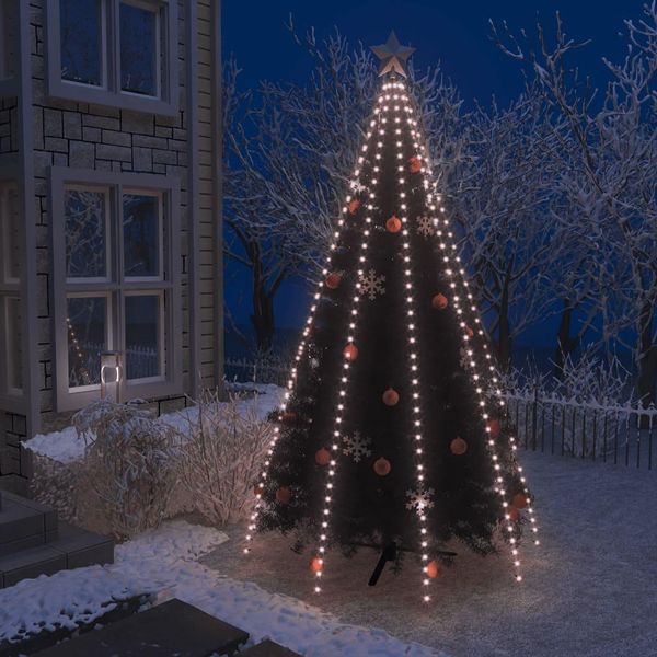 Maison Exclusive - Catena Luminosa Per Albero Di Natale Con 400 Led 400 Cm-image
