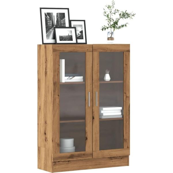Maison Exclusive - Libreria In Rovere Artigianale 82,5X30,5X115 Cm Materiale Ligneo-image