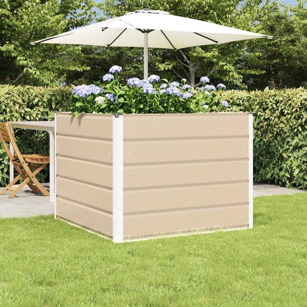 Maison Exclusive - Vaso Da Fiori Avorio 100 X 100 X 75 Cm Acciaio-image