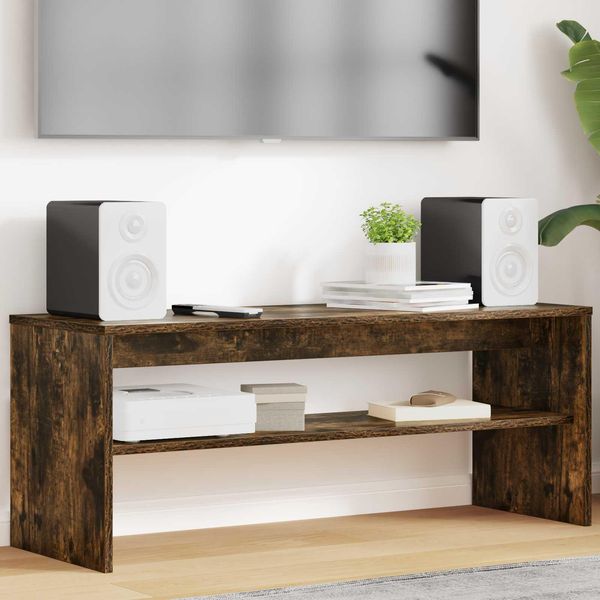 Maison Exclusive - Mobile Tv Rovere Affumicato 100 X 35 X 40 Cm Materiale Ligneo-image