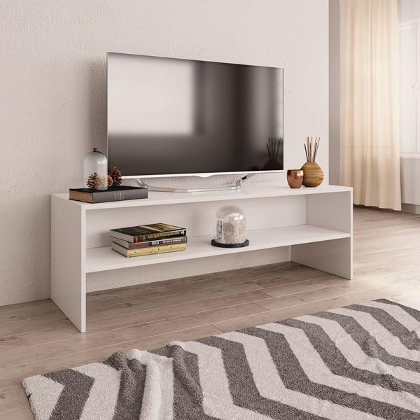 Maison Exclusive - Mobile Tv Bianco 120X40X40 Cm Materiale Ligneo-image